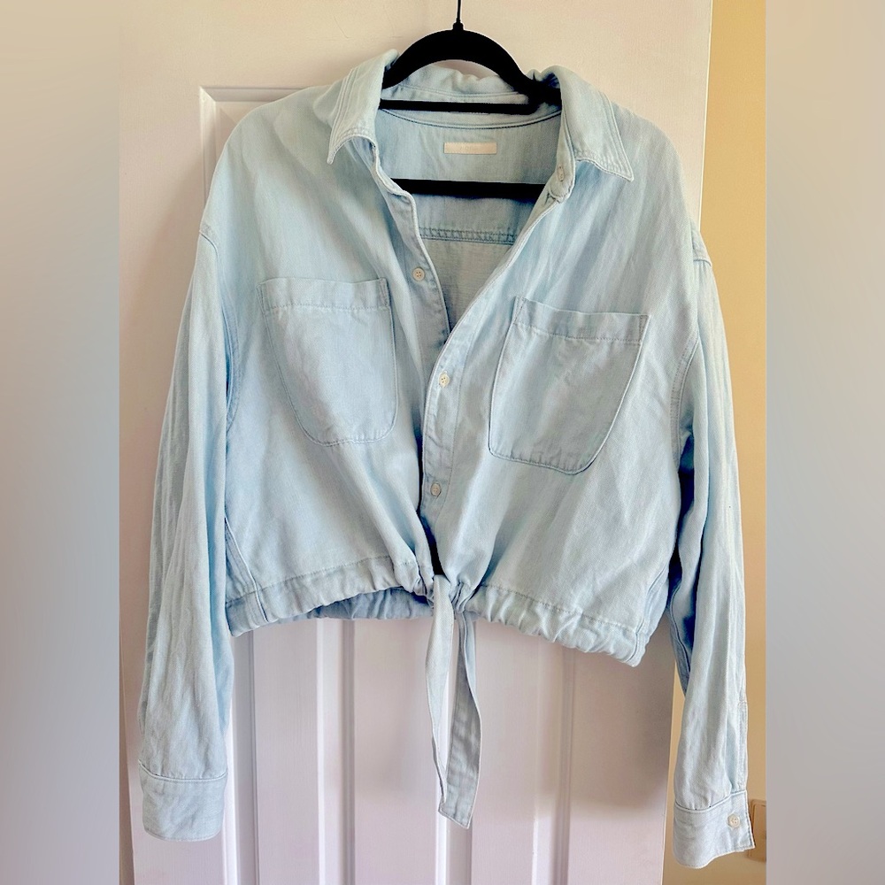 Light Blue Button-Up Shirt